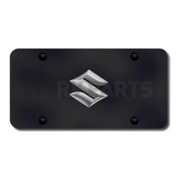 Automotive Gold License Plate - Suzuki Logo Stainless Steel - SUZCB