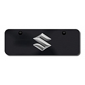 Automotive Gold License Plate - Suzuki Logo Stainless Steel - SUZCBM