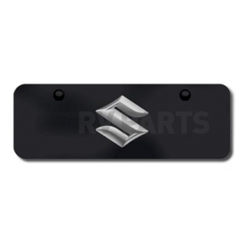 Automotive Gold License Plate - Suzuki Logo Stainless Steel - SUZCBM