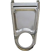 Borgeson Steering Column Mount - Polished Aluminum Silver - 915207