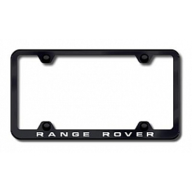 Automotive Gold License Plate Frame - Black Stainless Steel - LFWRANEB