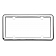 Cruiser License Plate Frame - Nouveau Plastic - 20643