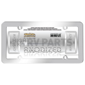 Cruiser License Plate Frame -  Durable Stamped Aluminum - 20840-1