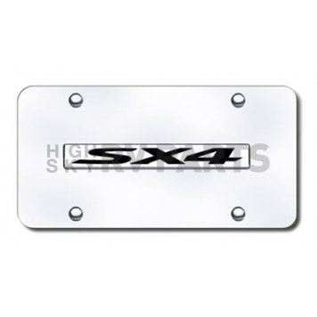 Automotive Gold License Plate - SX4 Stainless Steel - SX4NCC