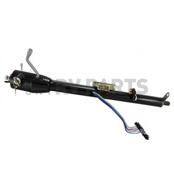 Flaming River Steering Column Bell Style 28 Inch Black Stainless Steel - FR3010228B