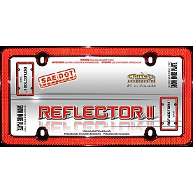 Cruiser License Plate Frame - Reflector II Plastic - 30436