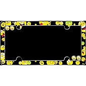Cruiser License Plate Frame - Butterfly Plastic - 23053