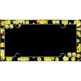 Cruiser License Plate Frame - Butterfly Plastic - 23053