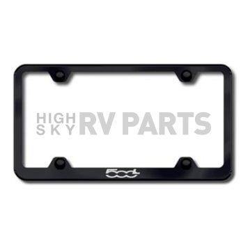 Automotive Gold License Plate Frame - Black Stainless Steel - LFWF500LEB