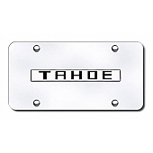 Automotive Gold License Plate - Tahoe Stainless Steel - TAHNCC