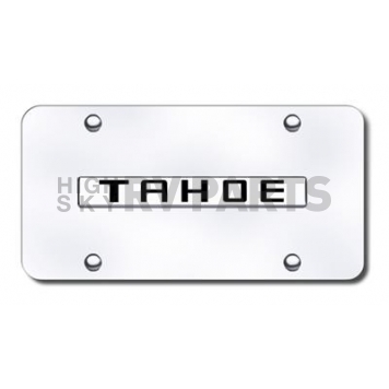 Automotive Gold License Plate - Tahoe Stainless Steel - TAHNCC
