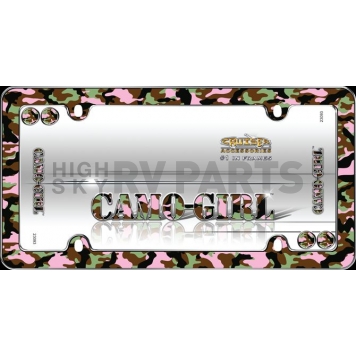Cruiser License Plate Frame - Camo-Girl Plastic - 23093-1