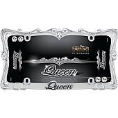 Cruiser License Plate Frame - Queen Die Cast Zinc - 22630