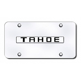 Automotive Gold License Plate - Tahoe Stainless Steel - TAHNCCM