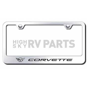 Automotive Gold License Plate Frame - Gold Stainless Steel - LFCOV5EG