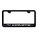 Automotive Gold License Plate Frame - Black Stainless Steel - LFCOV6EB