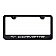 Automotive Gold License Plate Frame - Black Stainless Steel - LFCOV6EB