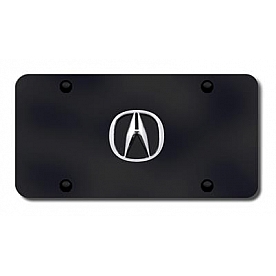 Automotive Gold License Plate - Acura Logo Stainless Steel - ACUCB