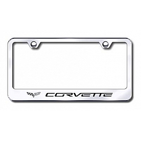 Automotive Gold License Plate Frame - Gold Stainless Steel - LFCOV6EG