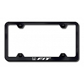 Automotive Gold License Plate Frame - Black Stainless Steel - LFWFITEB