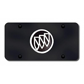 Automotive Gold License Plate - All Buick Logo Stainless Steel - BUIPCB