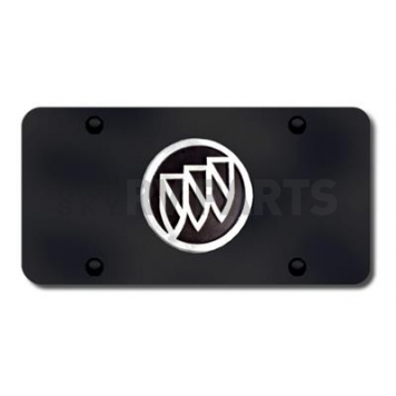 Automotive Gold License Plate - All Buick Logo Stainless Steel - BUIPCB