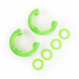 Rugged Ridge D-Ring Isolator - 7/8 Inch Green Polyurethane Set Of 2 Isolators/ 4 Washers - 1123543