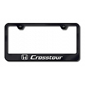Automotive Gold License Plate Frame - Black Stainless Steel - LFCRTEB