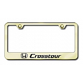 Automotive Gold License Plate Frame - Gold Stainless Steel - LFCRTEG