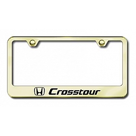 Automotive Gold License Plate Frame - Gold Stainless Steel - LFCRTEG