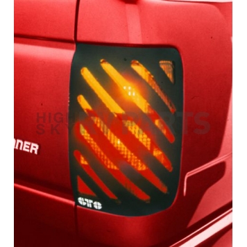 GT Styling Tail Light Cover - Plastic Black Set Of 2 - 120982-9