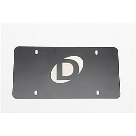 Dinan Performance License Plate - Offset Dinan Logo Steel - D0100015