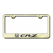 Automotive Gold License Plate Frame - Gold Stainless Steel - LFCRZEG
