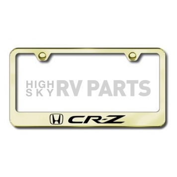 Automotive Gold License Plate Frame - Gold Stainless Steel - LFCRZEG