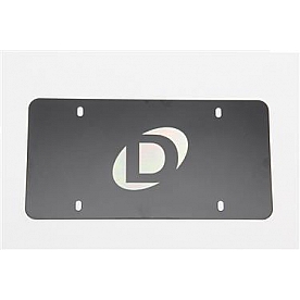 Dinan Performance License Plate - Offset Dinan Logo Steel - D0100016