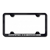 Automotive Gold License Plate Frame - Black Stainless Steel - LFWGRAEB