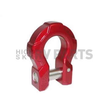 Road Armor Winch Cable Shackle Mount - Aluminum Red - RGSH087CR
