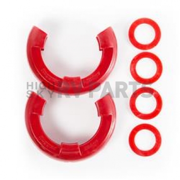 Rugged Ridge D-Ring Isolator - 7/8 Inch Red Polyurethane Set Of 2 Isolators/ 4 Washers - 1123541