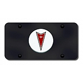 Automotive Gold License Plate - Pontiac Logo Stainless Steel - PONGB