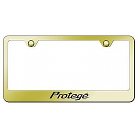 Automotive Gold License Plate Frame - Gold Stainless Steel - LFPROEG