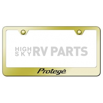 Automotive Gold License Plate Frame - Gold Stainless Steel - LFPROEG