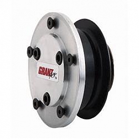 Grant Products Steering Wheel Quick Release - GM 36-Splined Shaft Aluminum Black - 3021
