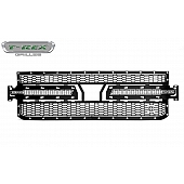 T-Rex Truck Products Grille Insert - Honey Comb Square Black Powder Coated Mild Steel - 7711261