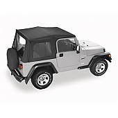 Pavements Ends Soft Top - Black Diamond Standard Top Automotive Grade Fabric - 5113135