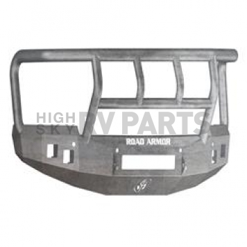 Road Armor Bumper Stealth Titan II 1-Piece Design Steel Natural - 314R2ZNW