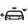 Black Horse Offroad Bull Bar Tube 2-1/2 Inch Black Textured Steel - MBTMT0212