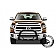 Black Horse Offroad Bull Bar Tube 2-1/2 Inch Black Textured Steel - MBTMT0212