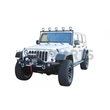 Paramount Automotive Bumper Stubby 1-Piece Design Black - 510331