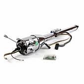 Helix Steering Column - Chrome Plated Steel Silver 32 Inch - 10010