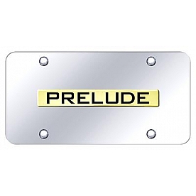 Automotive Gold License Plate - Prelude Stainless Steel - PRENGC